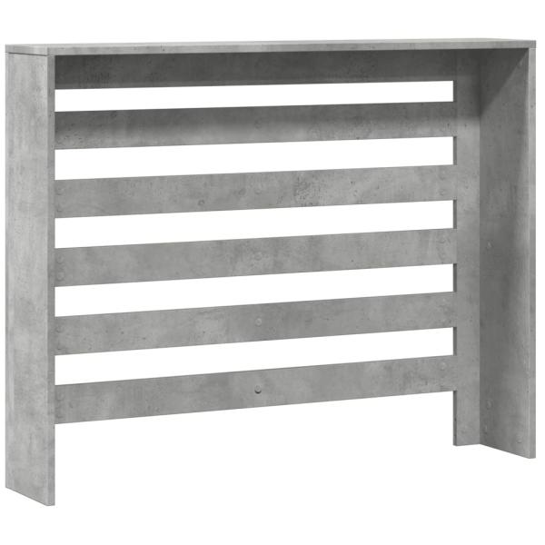 Heizkörperabdeckung Betongrau 104 x 20 x 82 cm Holzwerkstoff