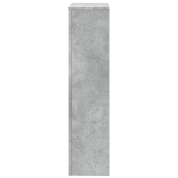 Heizkörperabdeckung Betongrau 104 x 20 x 82 cm Holzwerkstoff