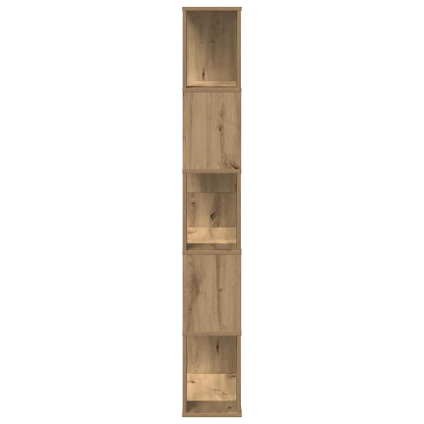 Bücherregal 5 Böden Artisan-Eiche 80,5x23,5x162,5 Holzwerkstoff