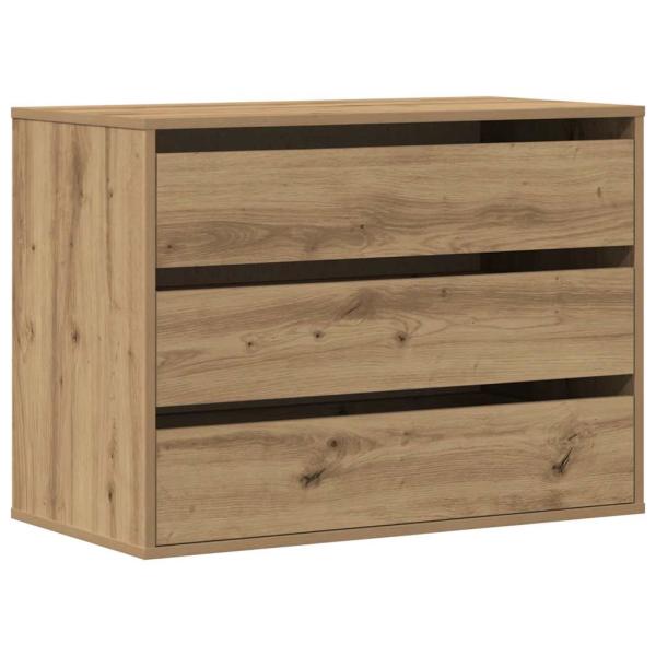 Kommode Artisan-Eiche 80x41x58 cm Holzwerkstoff
