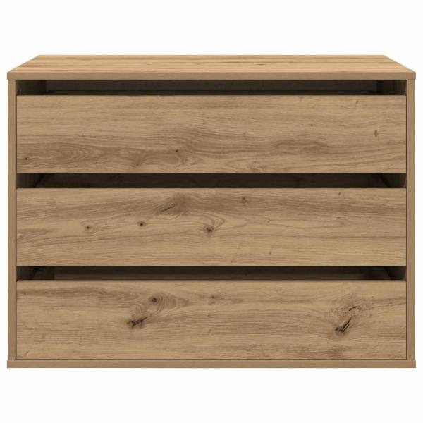 Kommode Artisan-Eiche 80x41x58 cm Holzwerkstoff