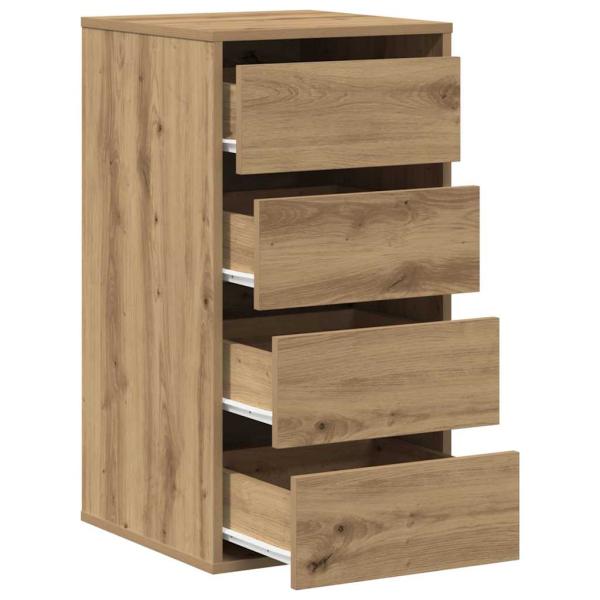 Kommode Artisan-Eiche 40x41x76 cm Holzwerkstoff