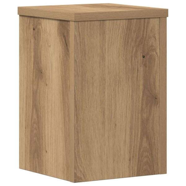 Pflanzenständer 2 Stk. Artisan-Eiche 20x20x30 cm Holzwerkstoff