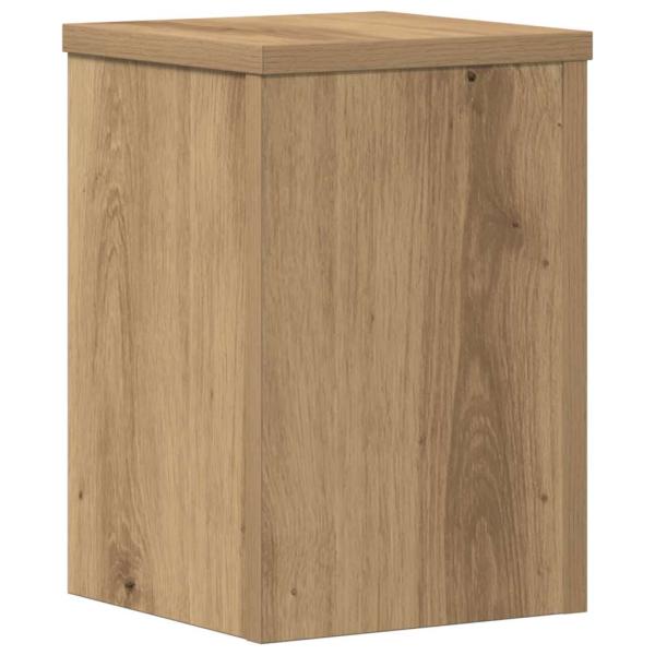 Pflanzenständer 2 Stk. Artisan-Eiche 20x20x30 cm Holzwerkstoff