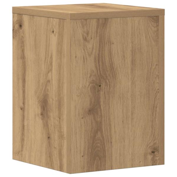 Pflanzenständer 2 Stk. Artisan-Eiche 25x25x35 cm Holzwerkstoff