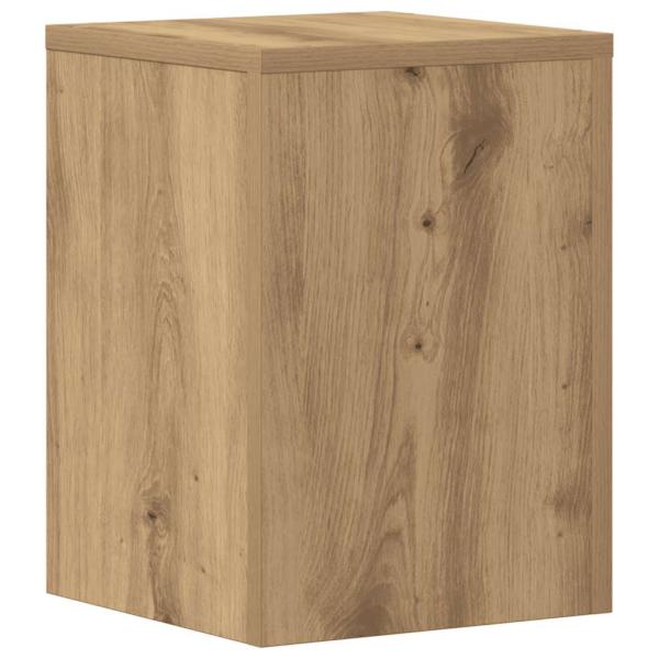 Pflanzenständer 2 Stk. Artisan-Eiche 25x25x35 cm Holzwerkstoff