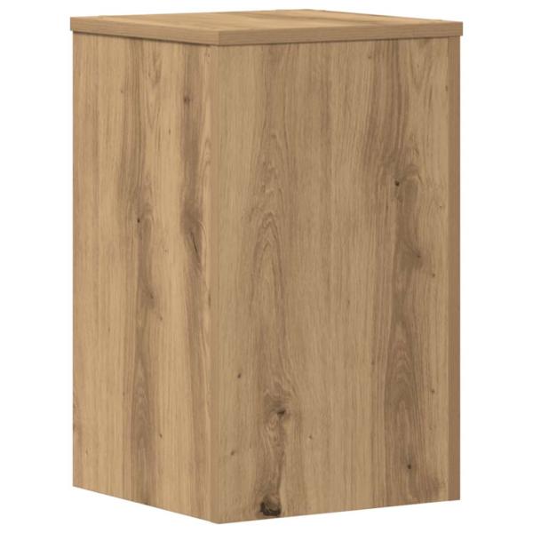 Pflanzenständer 2 Stk. Artisan-Eiche 30x30x50 cm Holzwerkstoff
