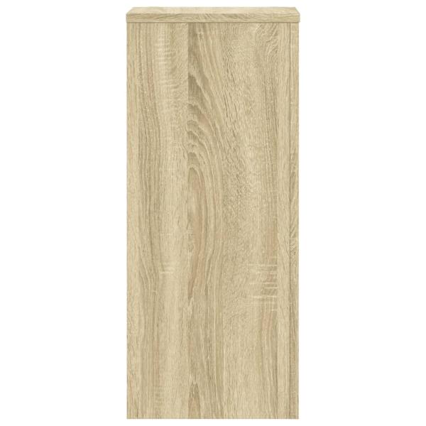 Pflanzenständer 2 Stk. Sonoma-Eiche 30x30x70 cm Holzwerkstoff
