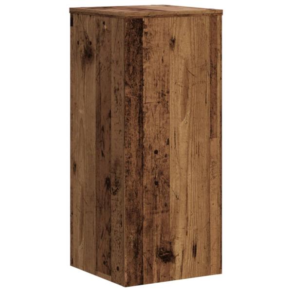 Pflanzenständer 2 Stk. Altholz-Optik 30x30x70 cm Holzwerkstoff