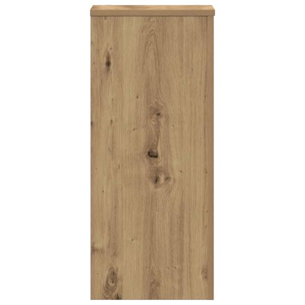 Pflanzenständer 2 Stk. Artisan-Eiche 30x30x70 cm Holzwerkstoff