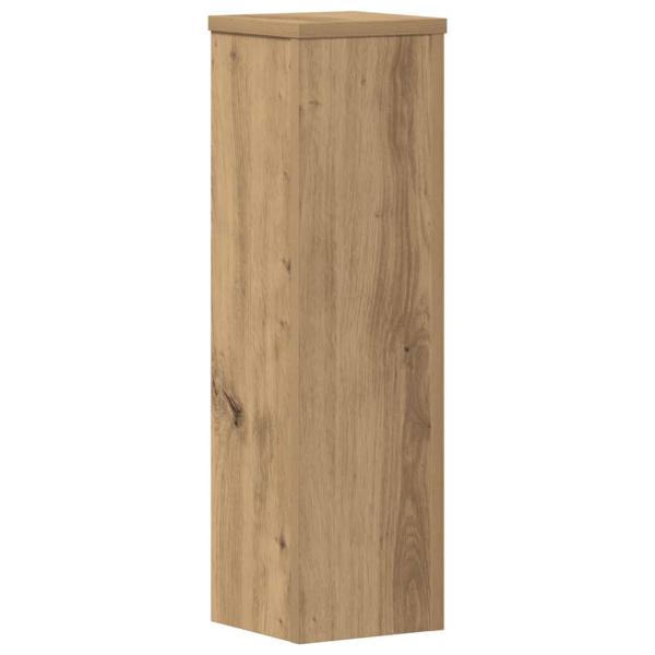 Pflanzenständer 2 Stk. Artisan-Eiche 17x17x60 cm Holzwerkstoff
