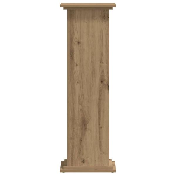 Pflanzenständer Artisan-Eiche 33x33x100 cm Holzwerkstoff