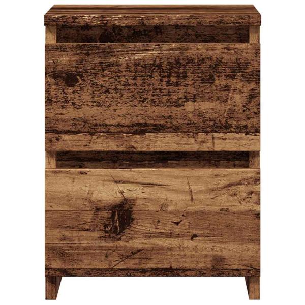 Nachttisch Altholz-Optik 30×30×40 cm Holzwerkstoff