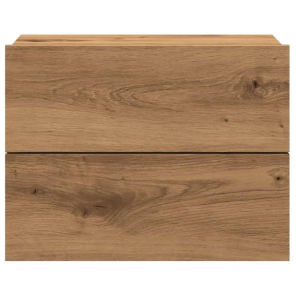 Wand-Nachttisch Artisan-Eiche 40x32x30 cm