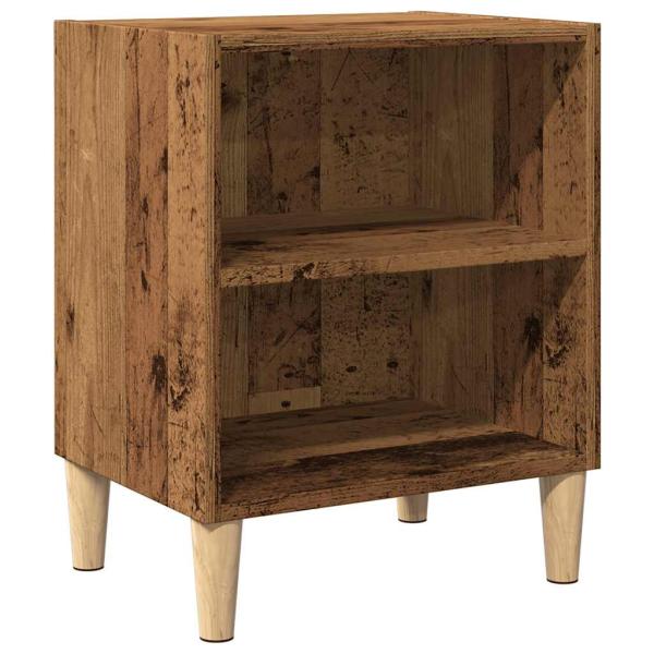 Nachttisch Altholz-Optik 40x30x50 cm Holzwerkstoff
