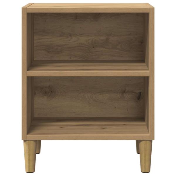 Nachttische 2 Stk. Artisan-Eiche 40x30x50 cm Holzwerkstoff