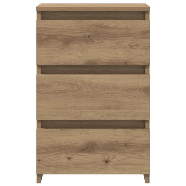 Nachttische 2 Stk. Artisan-Eiche 40x35x62,5 cm Holzwerkstoff