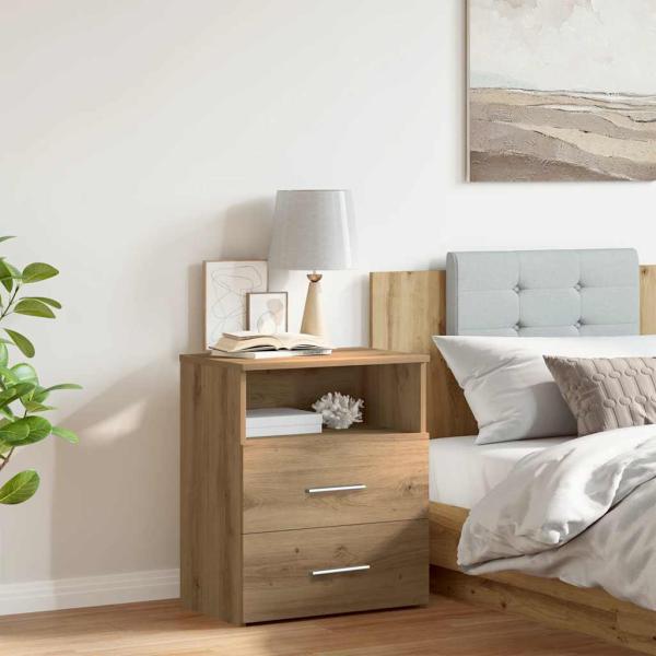 ARDEBO.de - Nachttisch Artisan-Eiche 50x32x60 cm Holzwerkstoff