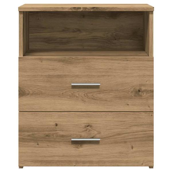 Nachttische 2 Stk. Artisan-Eiche 50x32x60 cm Holzwerkstoff