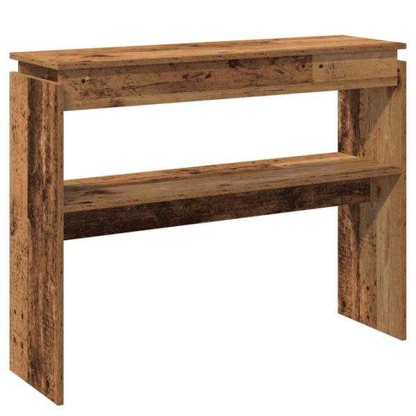 Konsolentisch Altholz-Optik 102x30x80 cm Holzwerkstoff