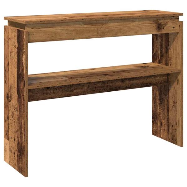Konsolentisch Altholz-Optik 102x30x80 cm Holzwerkstoff