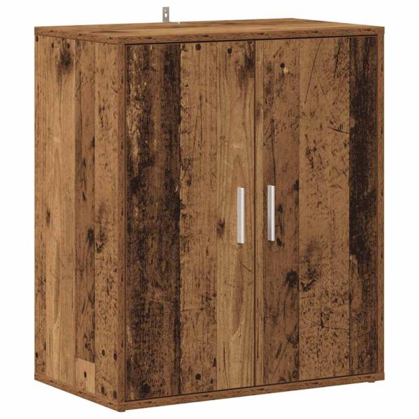 Schuhschrank 60 x 35 x 70 cm Altholz