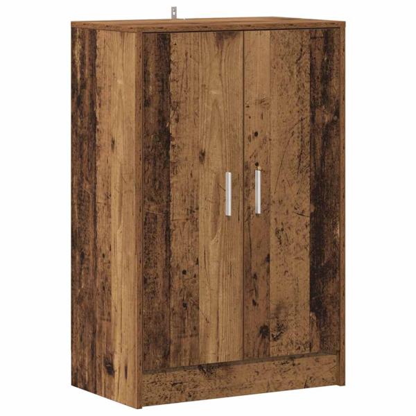 Schuhschrank Altholz-Optik 60x35x92 cm Holzwerkstoff