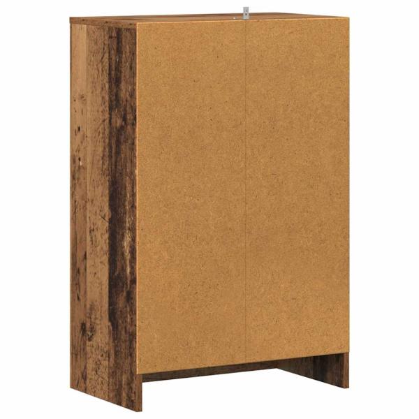 Schuhschrank 60 x 35 x 92 cm Altholz