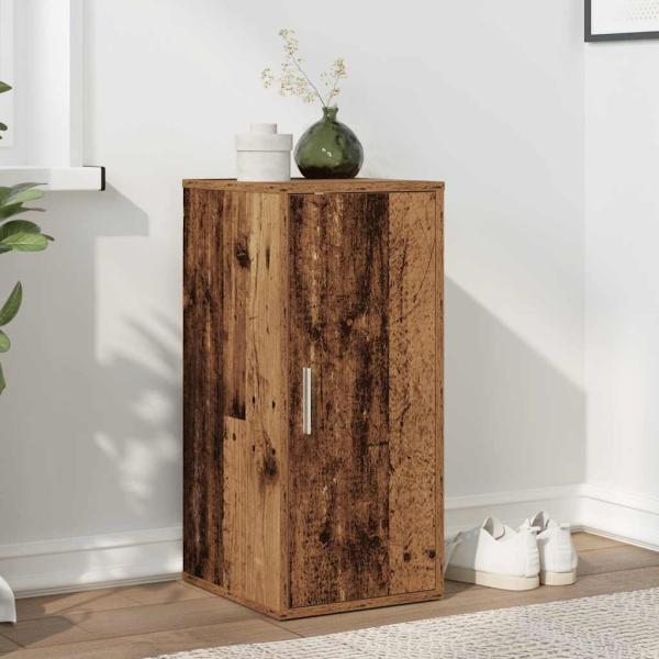 ARDEBO.de - Schuhschrank Altholz-Optik 32x35x70 cm Holzwerkstoff