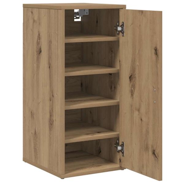 Schuhschrank Artisan-Eiche 32x35x70 cm Holzwerkstoff