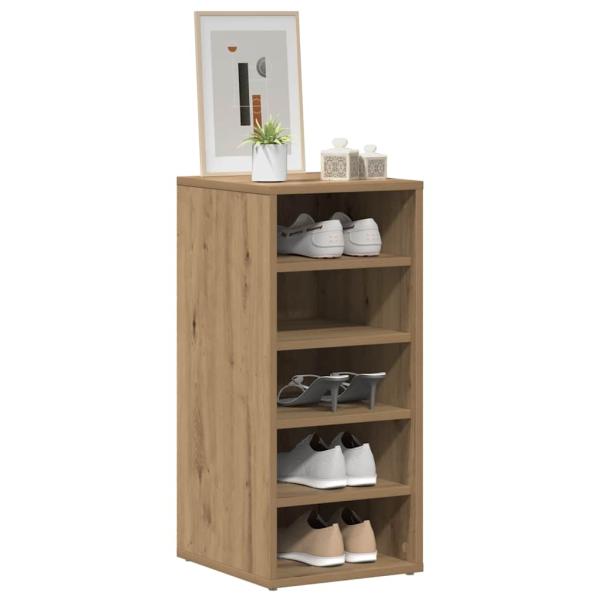 Schuhschrank 32 x 35 x 70 cm Artisan-Eiche 5 Paar Schuhe
