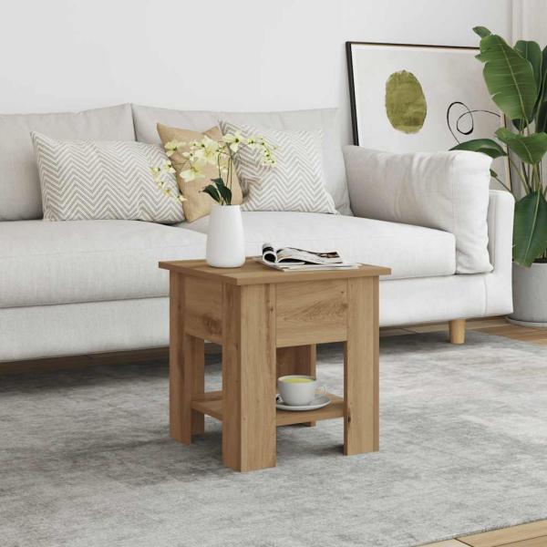 ARDEBO.de - Couchtisch Artisan-Eiche 40x40x42 cm Holzwerkstoff