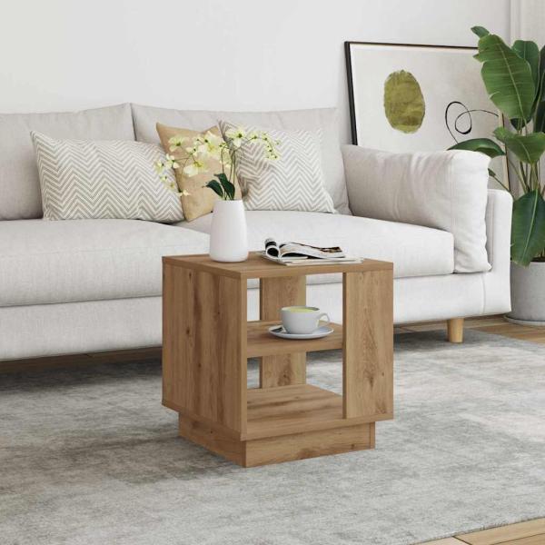 ARDEBO.de - Couchtisch Artisan-Eiche 40x40x43 cm Holzwerkstoff