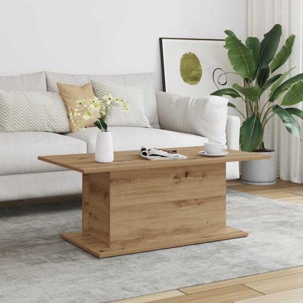 ARDEBO.de - Couchtisch Artisan-Eiche 102x55,5x40 cm Holzwerkstoff