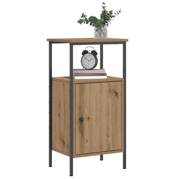 ARDEBO.de - Nachttische 2 Stk. Artisan-Eiche 41x31x80 cm Holzwerkstoff