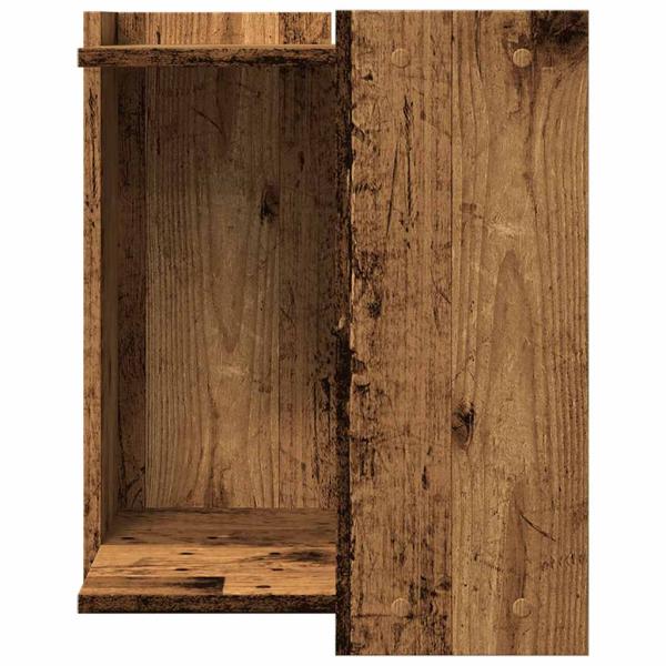 Katzenklo Altholz-Optik 42x42x51 cm Holzwerkstoff