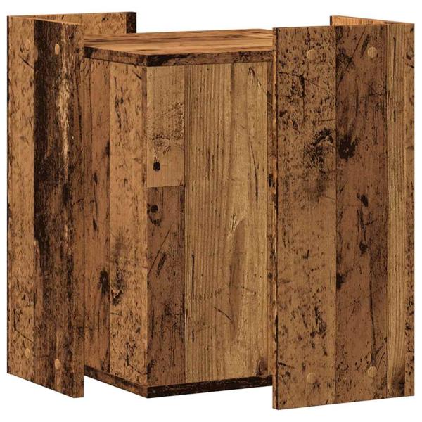Katzenklo Altholz-Optik 42x42x51 cm Holzwerkstoff