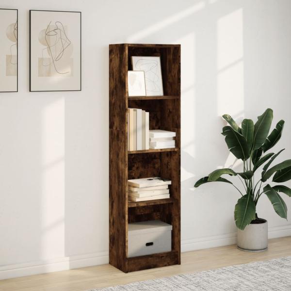 B?cherregal R?uchereiche 40x24x143 cm Holzwerkstoff