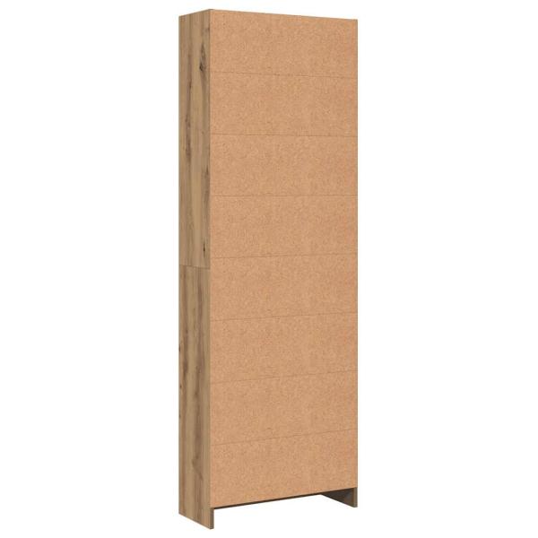 B?cherregal Artisian Oak 60 x 24 x 176 cm Holzwerkstoff