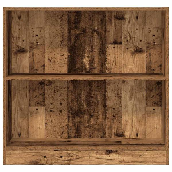 Bücherregal Altholz-Optik 80x24x76cm Holzwerkstoff