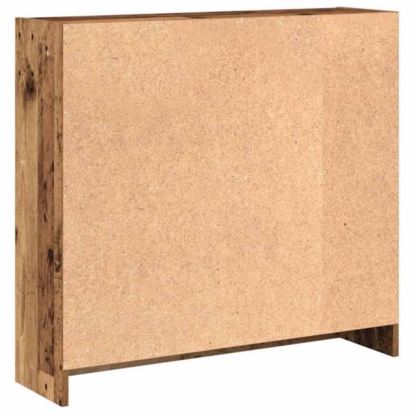 Bücherregal Altholz-Optik 80x24x76cm Holzwerkstoff