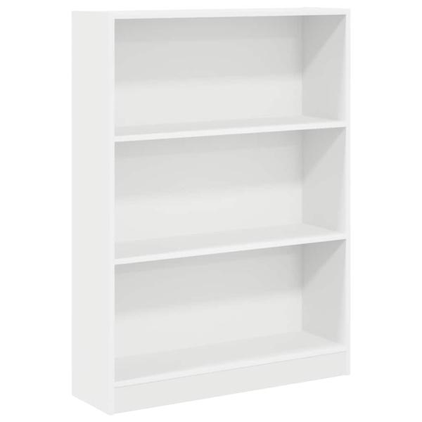 Bücherregal Weiß 80x24x109 cm Holzwerkstoff