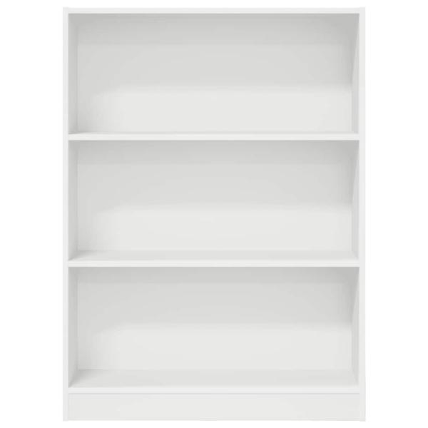 Bücherregal Weiß 80x24x109 cm Holzwerkstoff