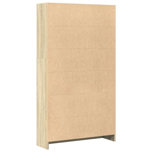 B?cherregal Sonoma-Eiche 80x24x143 cm Holzwerkstoff