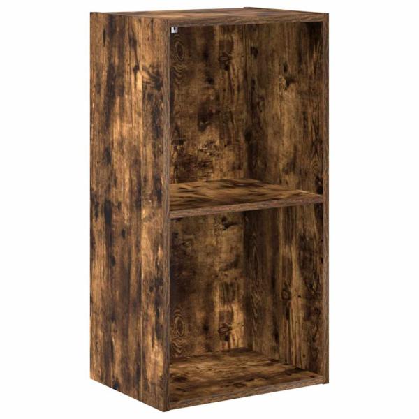Bücherregal Räuchereiche 40x30x77 cm Holzwerkstoff