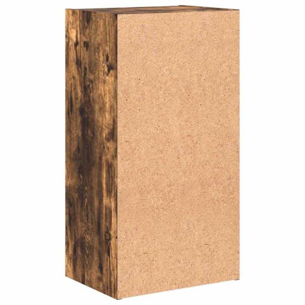 Bücherregal Räuchereiche 40x30x77 cm Holzwerkstoff