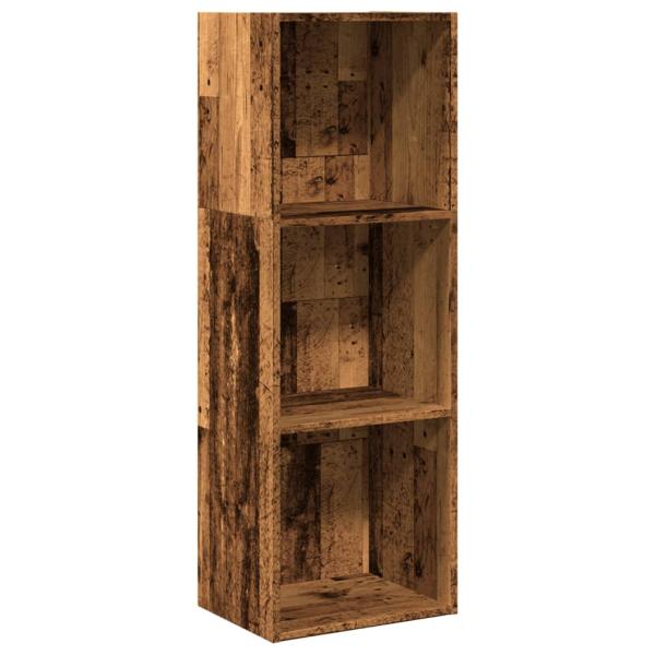 B?cherregal Altholz-Optik 40x30x114 cm Holzwerkstoff