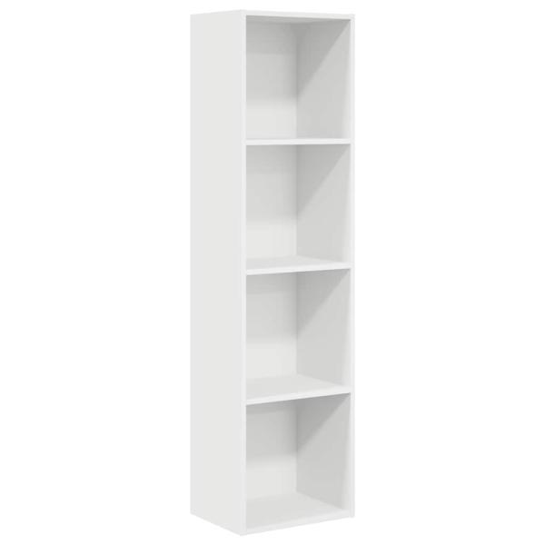 Bücherregal Weiß 40x30x152 cm Holzwerkstoff
