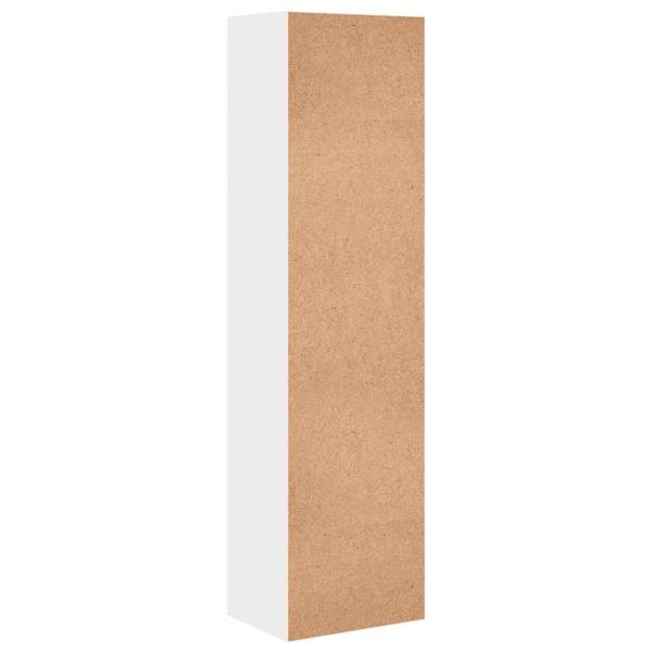 Bücherregal Weiß 40x30x152 cm Holzwerkstoff
