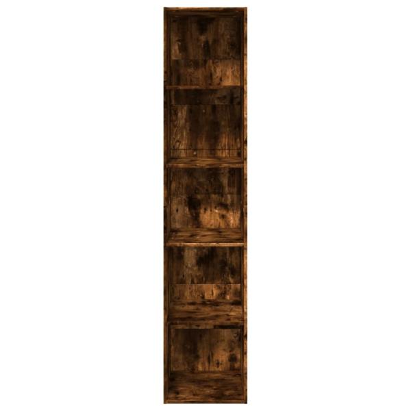Bücherregal Räuchereiche 40x30x189 cm Holzwerkstoff